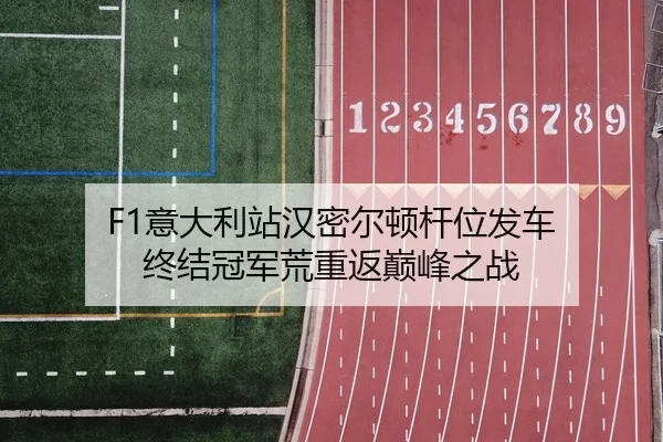 F1意大利站汉密尔顿杆位发车 终结冠军荒重返巅峰之战